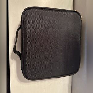 Professional Travel Makeup/Cosmetic Case Gold Zipper